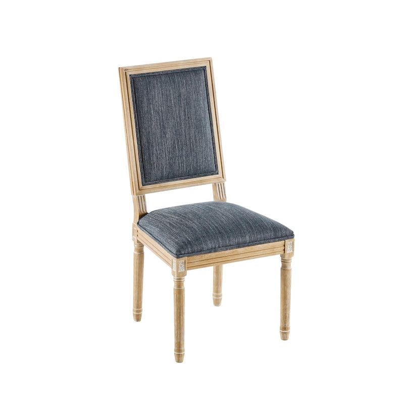 Chaise de salle à manger en bois rembourrée