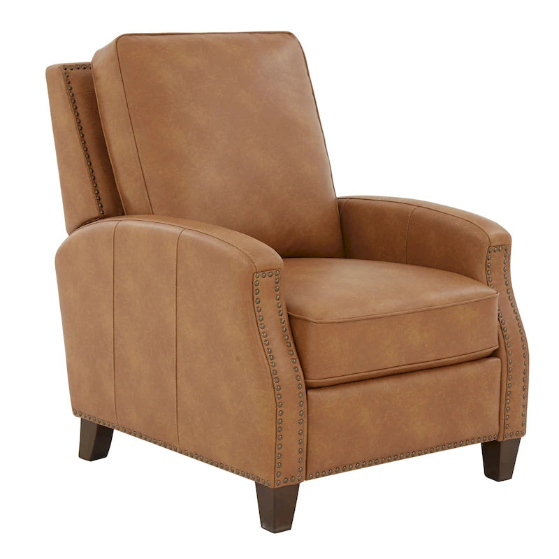 Fauteuil inclinable à pousser en similicuir