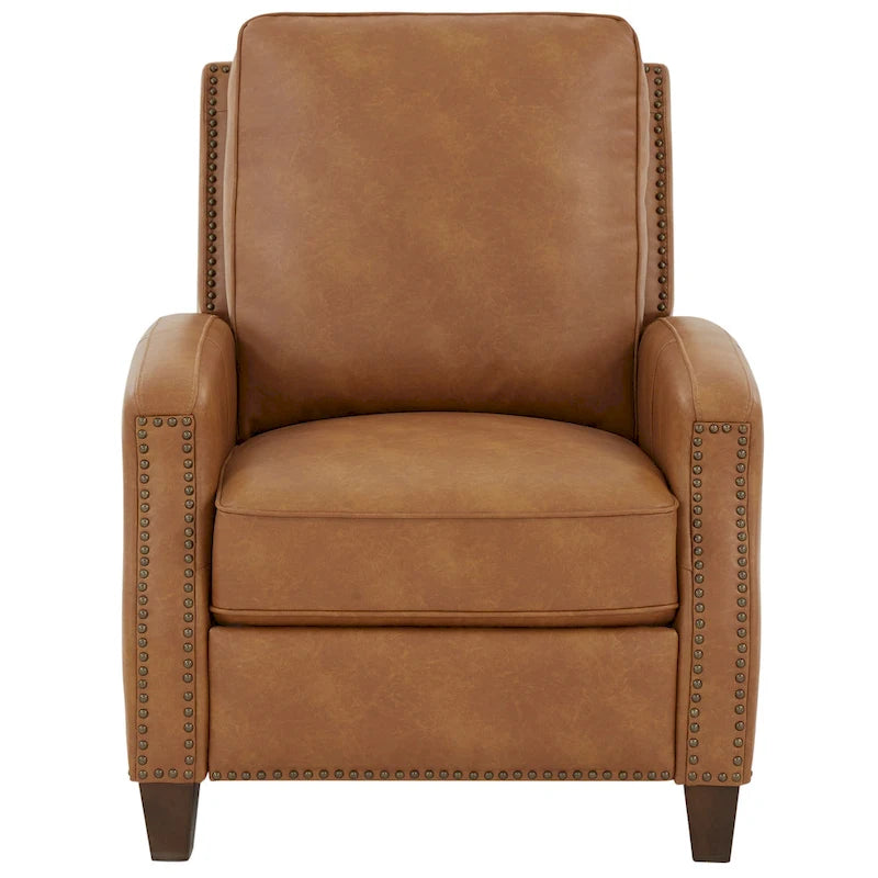 Fauteuil inclinable à pousser en similicuir