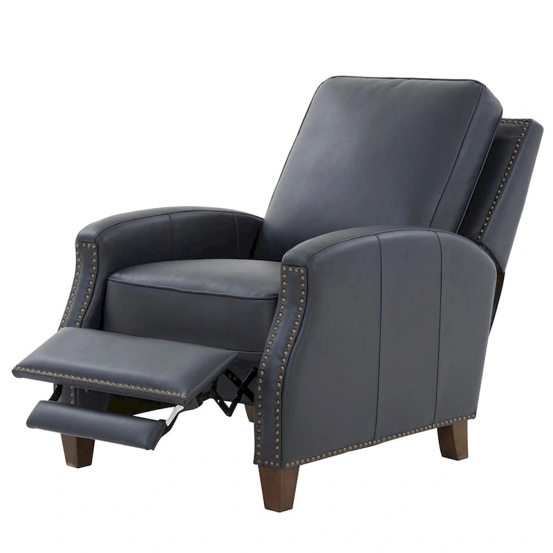Fauteuil inclinable à pousser en similicuir