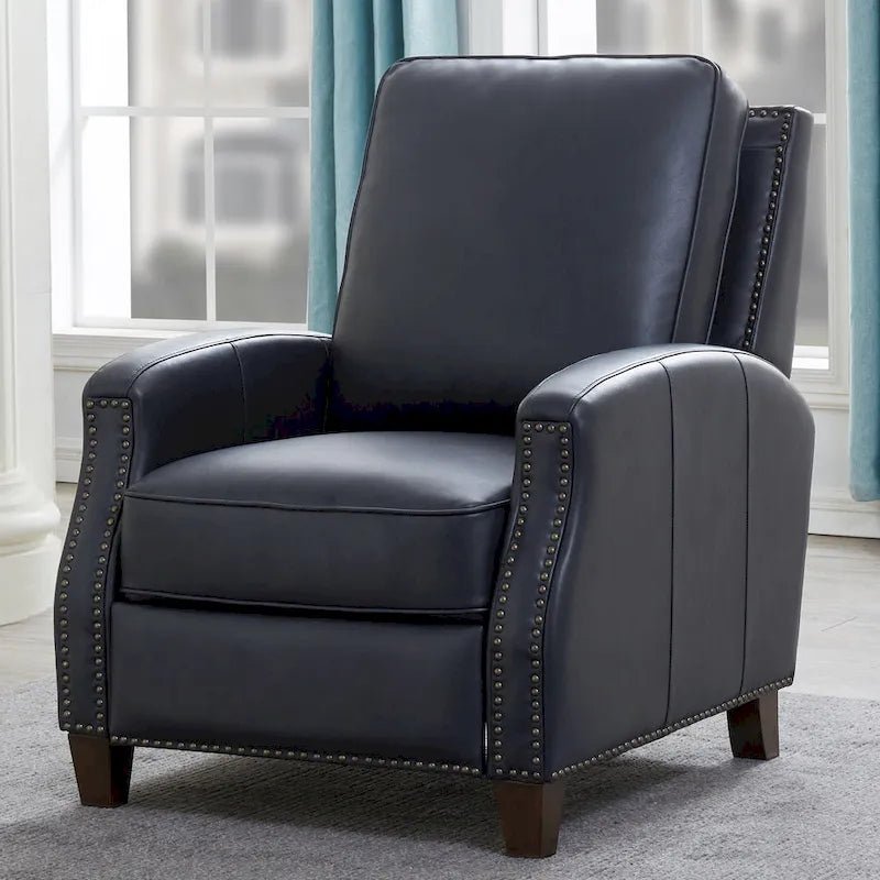 Fauteuil inclinable à pousser en similicuir