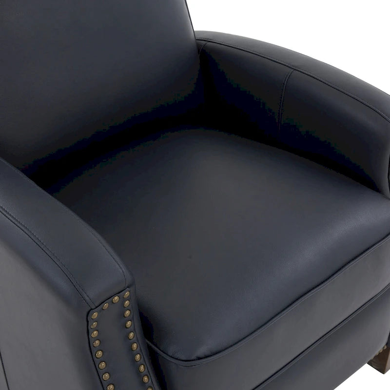 Fauteuil inclinable à pousser en similicuir