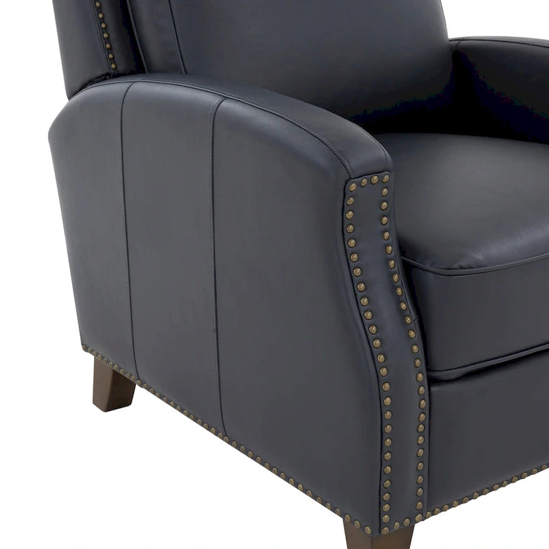 Fauteuil inclinable à pousser en similicuir