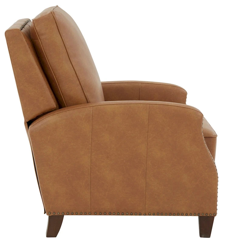 Fauteuil inclinable à pousser en similicuir