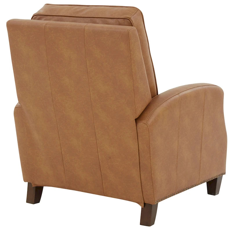 Fauteuil inclinable à pousser en similicuir