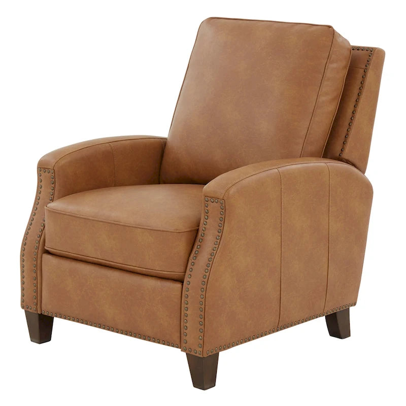 Fauteuil inclinable à pousser en similicuir