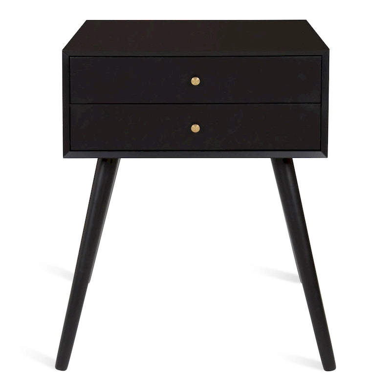 Nightstand Side Table with 2 Drawers