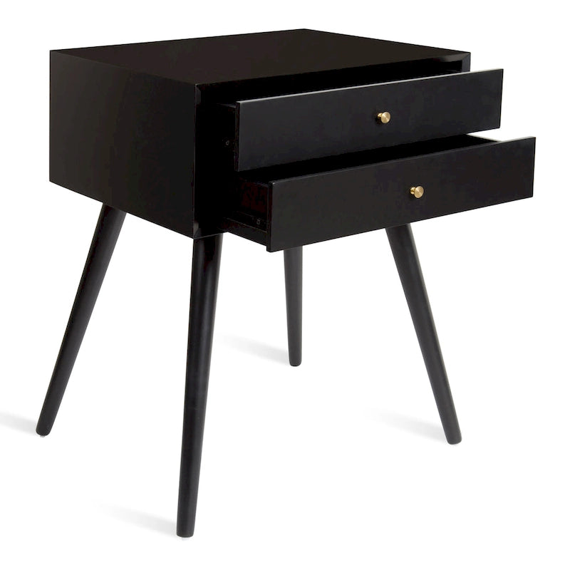 Nightstand Side Table with 2 Drawers