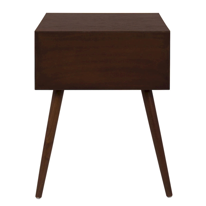 Nightstand Side Table with 2 Drawers