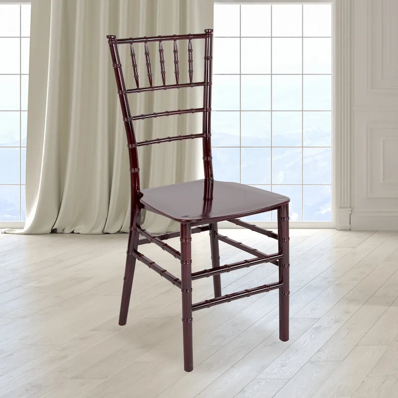 Chaise empilable en résine - 15L x 18,75P x 35H - 15L x 18,75P x 35H