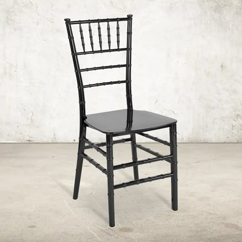 Chaise empilable en résine - 15L x 18,75P x 35H - 15L x 18,75P x 35H