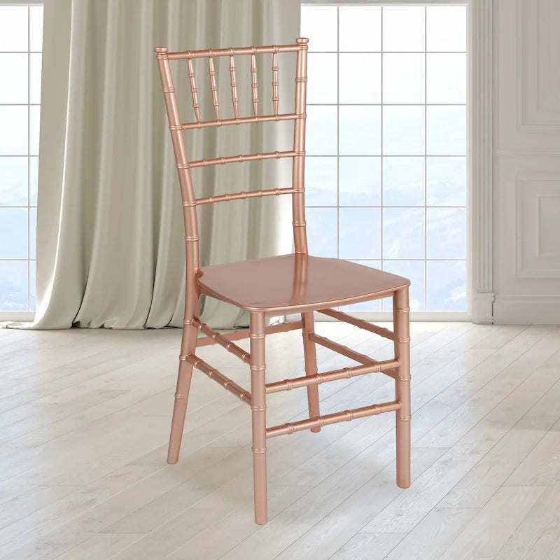 Chaise empilable en résine - 15L x 18,75P x 35H - 15L x 18,75P x 35H