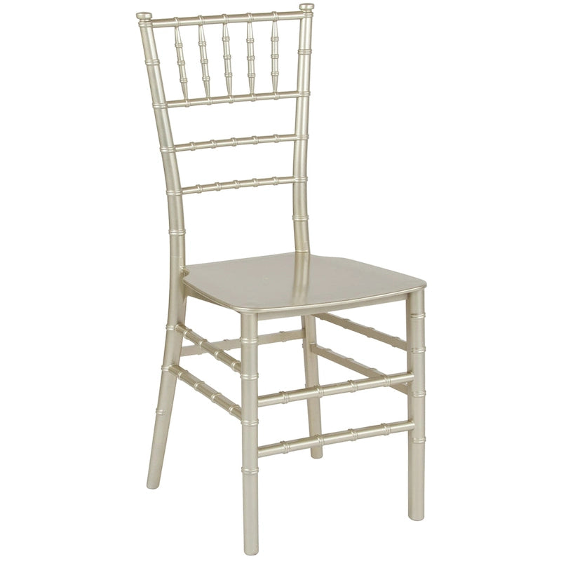 Chaise empilable en résine - 15L x 18,75P x 35H - 15L x 18,75P x 35H
