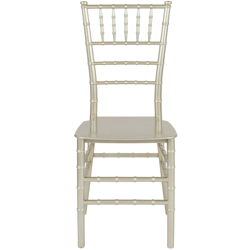 Chaise empilable en résine - 15L x 18,75P x 35H - 15L x 18,75P x 35H