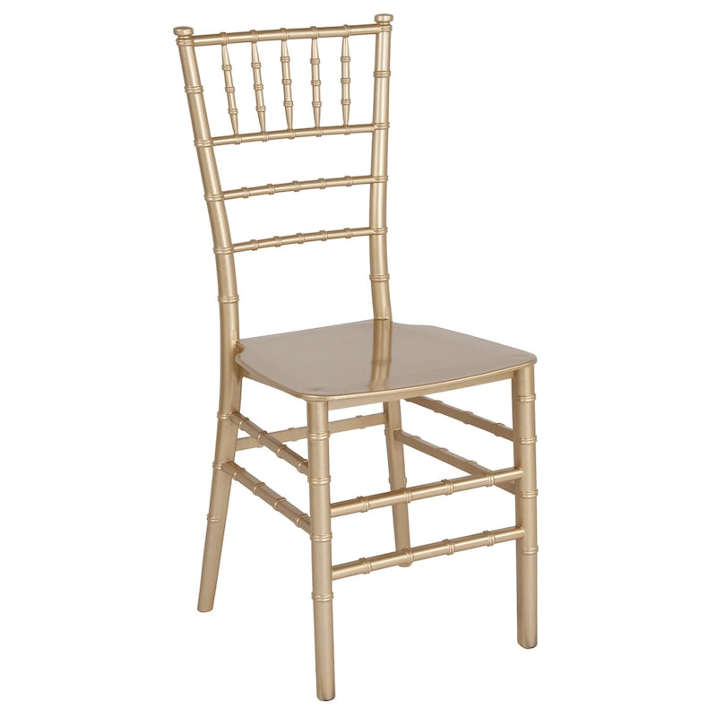 Chaise empilable en résine - 15L x 18,75P x 35H - 15L x 18,75P x 35H