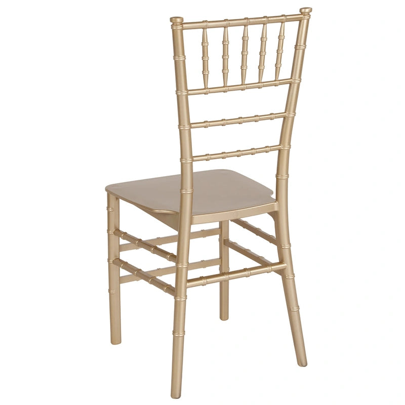 Chaise empilable en résine - 15L x 18,75P x 35H - 15L x 18,75P x 35H
