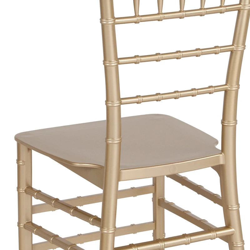 Chaise empilable en résine - 15L x 18,75P x 35H - 15L x 18,75P x 35H