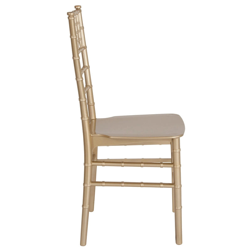 Chaise empilable en résine - 15L x 18,75P x 35H - 15L x 18,75P x 35H