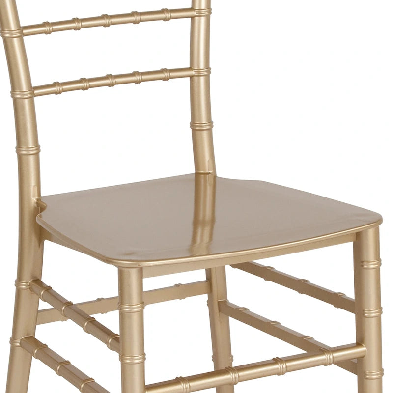 Chaise empilable en résine - 15L x 18,75P x 35H - 15L x 18,75P x 35H