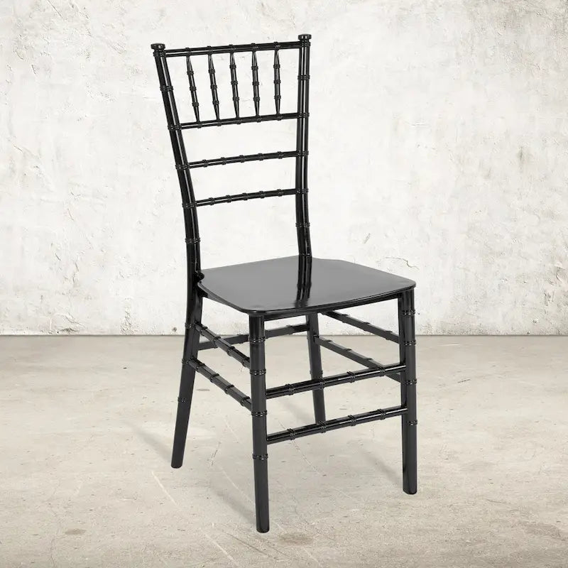 Chaise empilable en résine - 15L x 18,75P x 35H - 15L x 18,75P x 35H