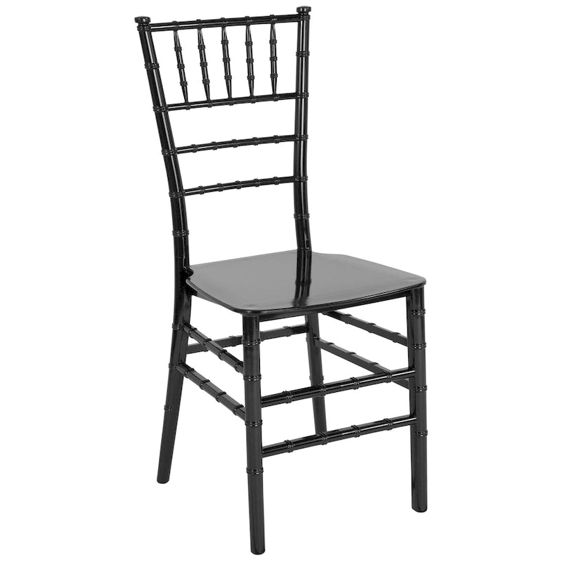 Chaise empilable en résine - 15L x 18,75P x 35H - 15L x 18,75P x 35H