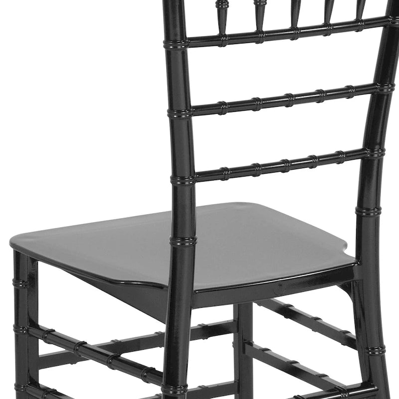 Chaise empilable en résine - 15L x 18,75P x 35H - 15L x 18,75P x 35H