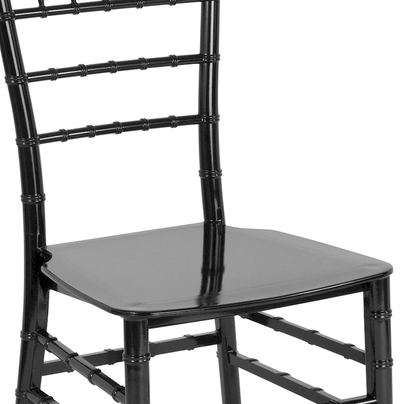 Chaise empilable en résine - 15L x 18,75P x 35H - 15L x 18,75P x 35H