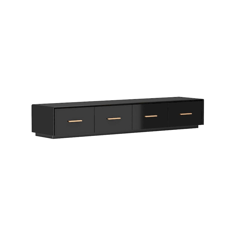 70,9 Console multimédia murale Solution de rangement chic pour cinémas maison