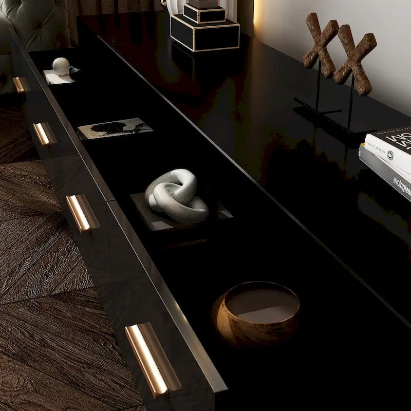 70,9 Console multimédia murale Solution de rangement chic pour cinémas maison