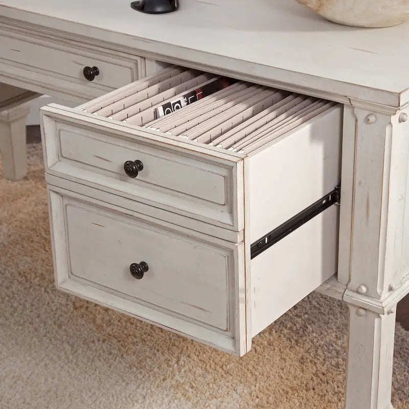 Vintage 60-inch Storage Desk
