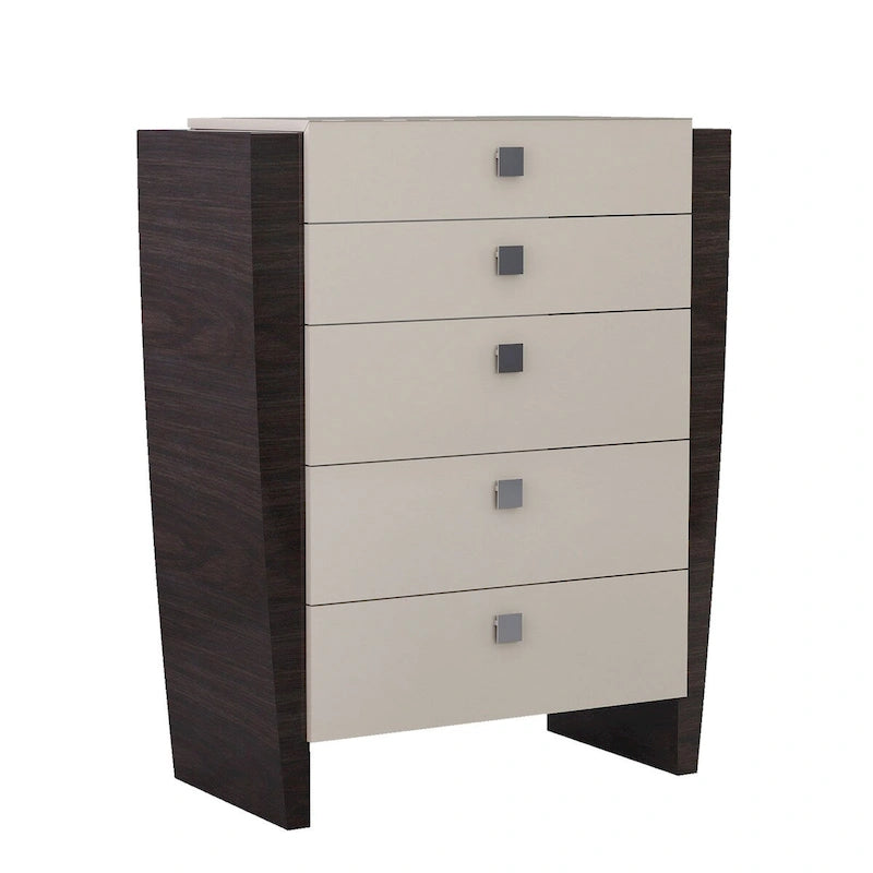 Refined Beige High Gloss Chest