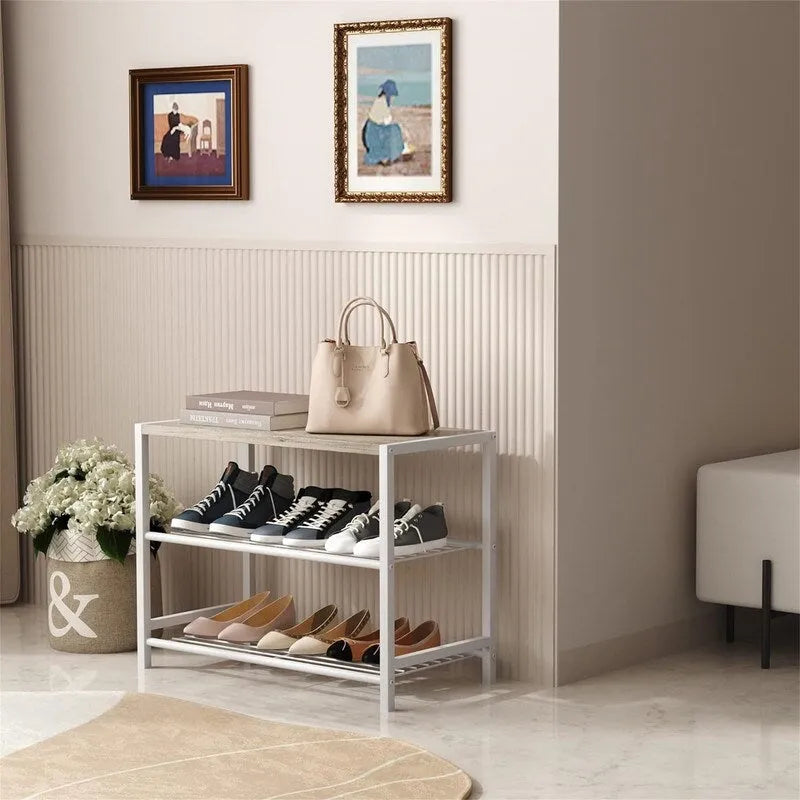 Étagère à chaussures à 3 niveaux - 11,8P x 23,23L x 16,9H