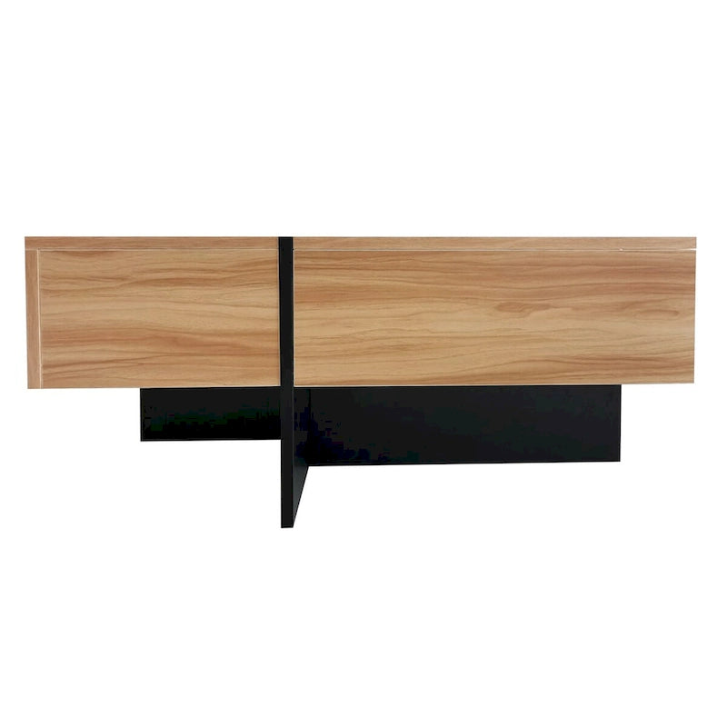 Table basse avec 4 compartiments de rangement cachés