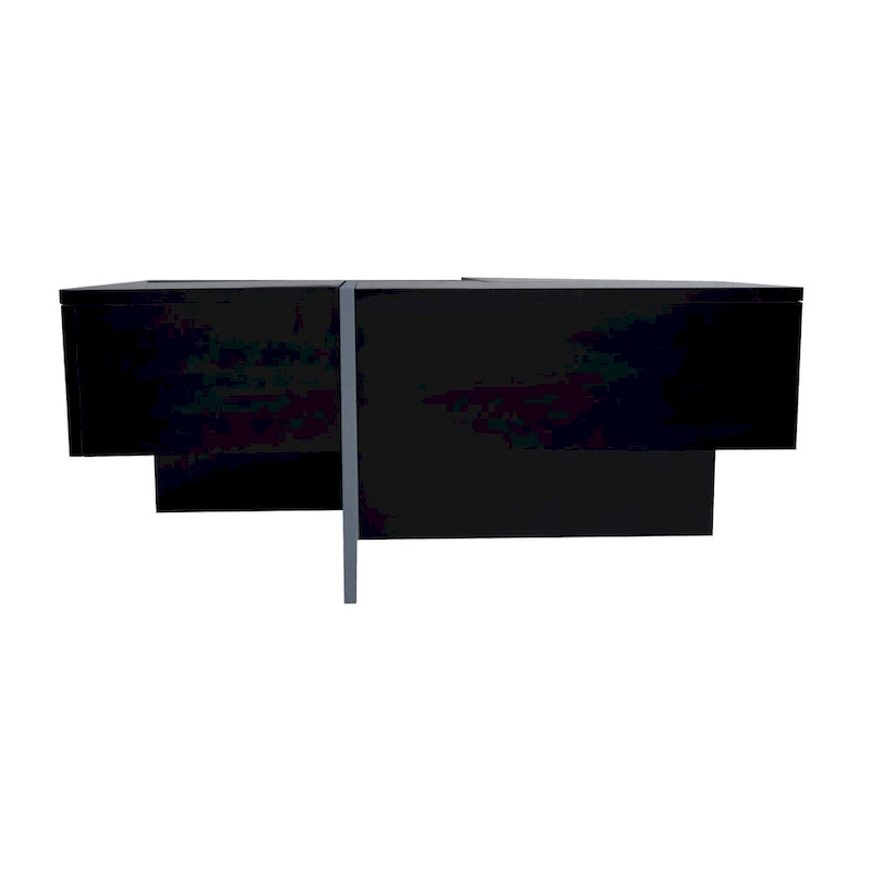 Table basse avec 4 compartiments de rangement cachés